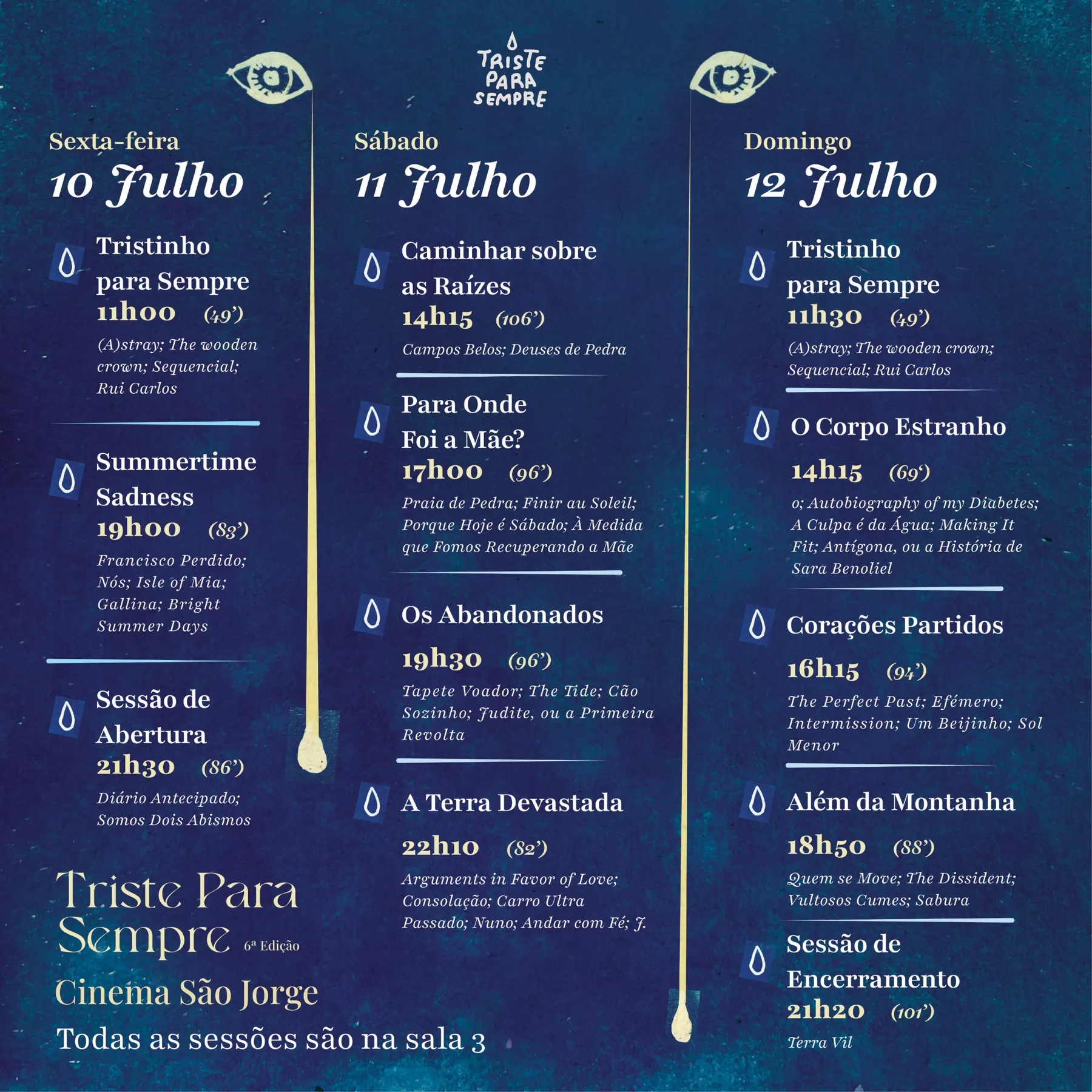 Programa Triste Para Sempre 2026